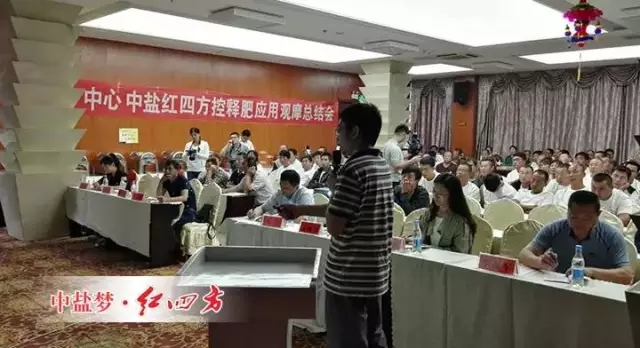 中盐桃子APP官网控失肥应用观摩会总结会